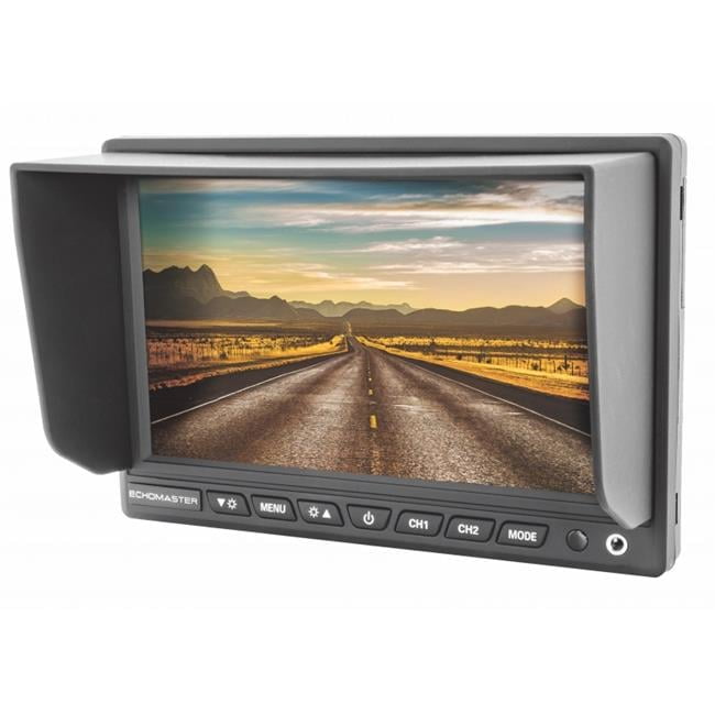 7 in. 720p AHD Monitor with 2 Channel Input
