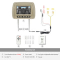 7 inch Car Headrest Monitor Automotive Headrest Screen Pillow Monitor Universal  AV Input LCD Panel Remote Control