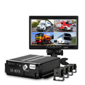 7 inch Truck DVR Driving Video Recorders 2 /4 Channel Black Box Backup Camera AHD Night Vision Rear View Monitor 12-24V
