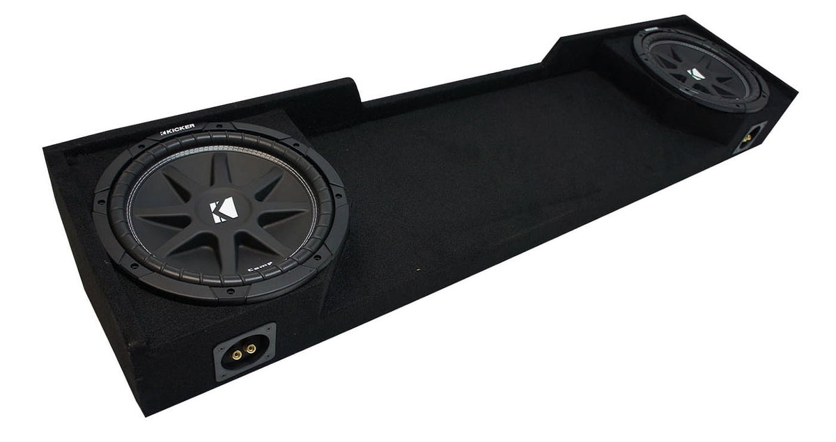 88-98 GMC Sierra Ext Cab Truck Kicker Comp C10 Dual 10Sub Box New Final 2 Ohm