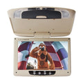 9/11 Inch AV Car Monitor 12-24V Car Roof Mount Monitor LCD Screen Flip Down Ceiling Screen LED Video Input Reversing Rear View