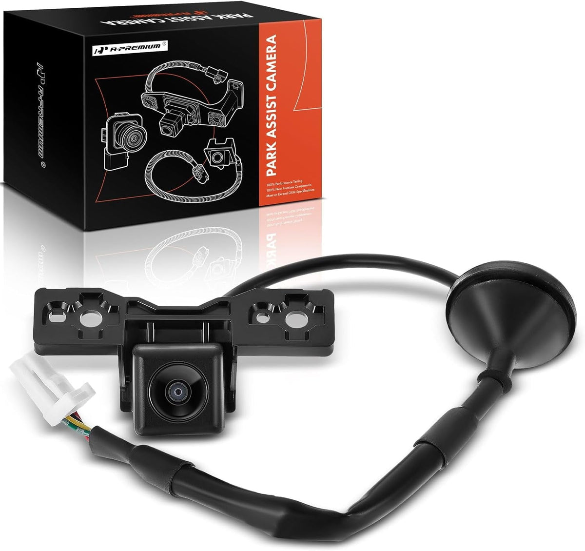 A-Premium Park Assist Camera Rear View Backup Reverse Camera Compatible with Select Nissan Models - 2013-2014 Quest - Replace# 284423WS0A