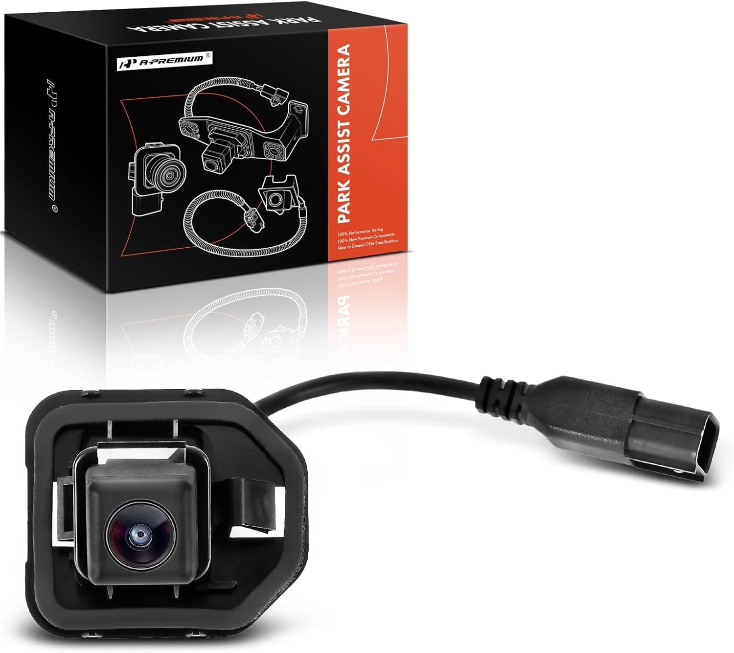 A-Premium Park Assist Camera Rear View Backup Reverse Camera Compatible with Select Nissan Models - 2016 2017 2018 2019 Rogue - Replace# 284429TB3A