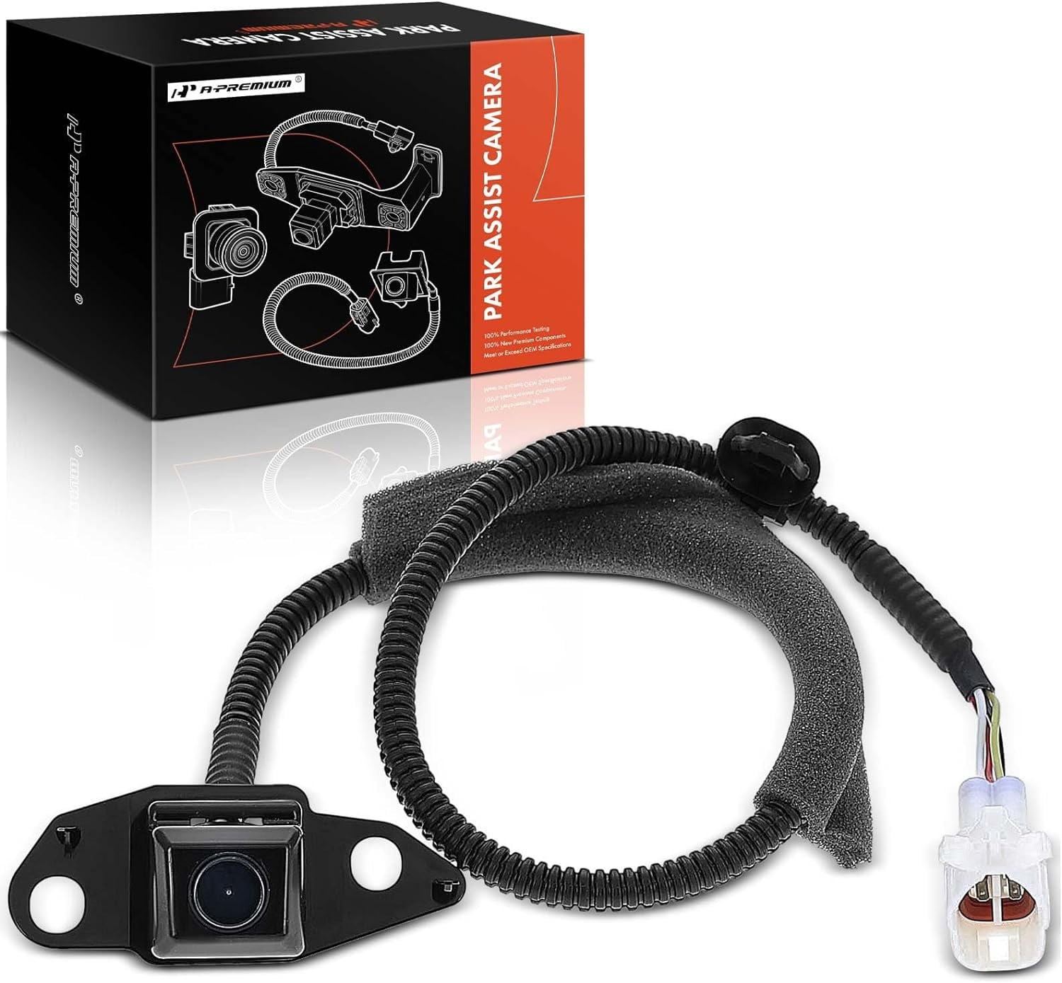 A-Premium Park Assist Camera Rear View Backup Reverse Camera Compatible with Select Toyota Models - 2009 2010 2011 2012 RAV4 - Replace# 8679042020