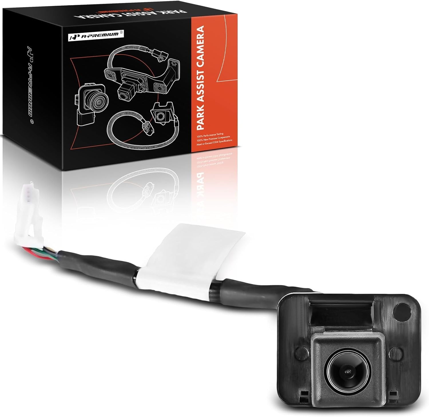A-Premium Park Assist Camera Rear View Backup Reverse Camera Compatible with Select Subaru Models - 2012-2014 Impreza, 2013 2014 XV Crosstrek - Replace# 86267FJ000