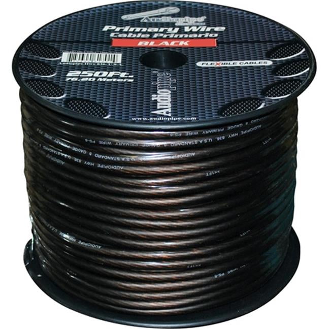 AUDIOP PS4BK 250 ft. Flexible Power Cable - Black