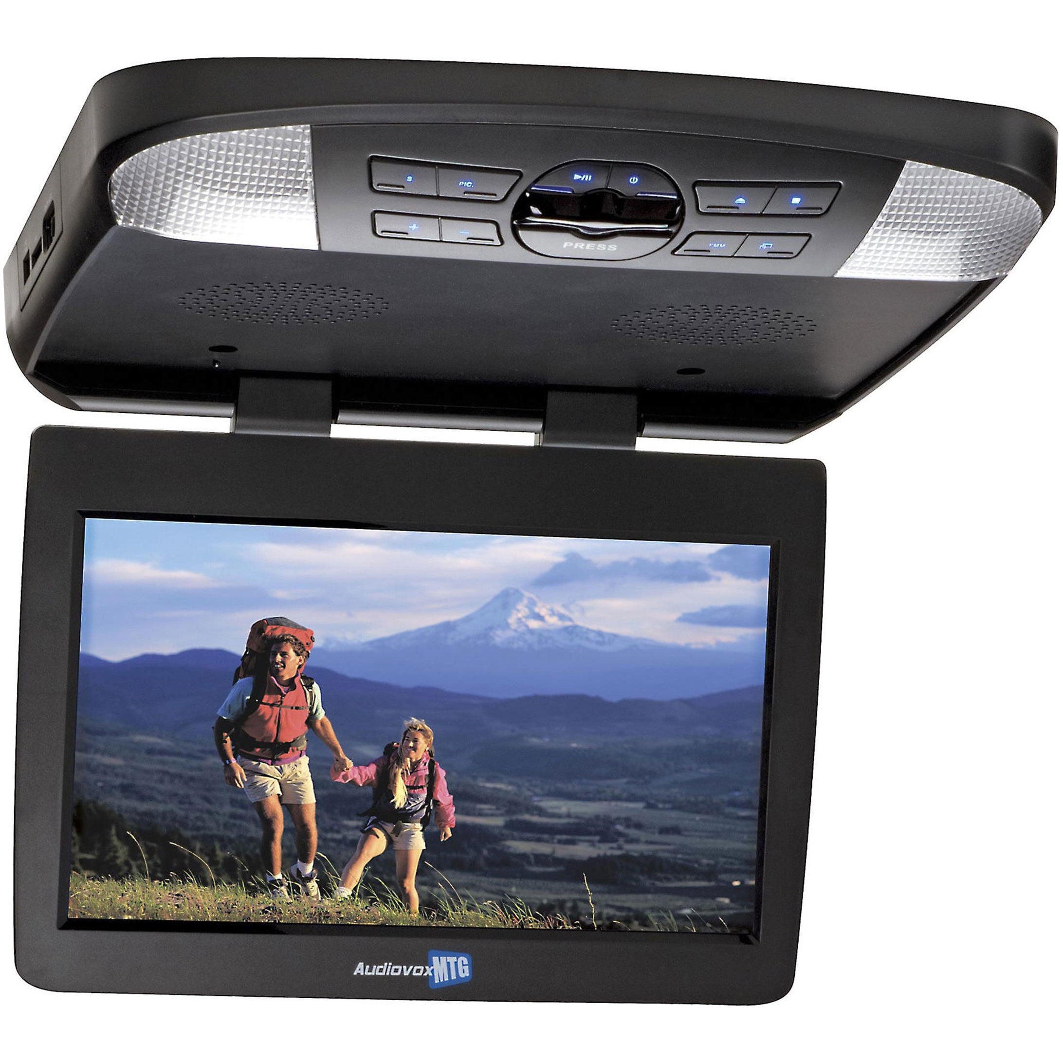 AUDIOVOX AVXMTG13UHD 13Digital Overhead LED Backlit Monitor DVD/USB/HD Player