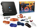 Alpine MRV-M500 1-Channel 500W RMS 1000W Max V Power Series Car Amplifier + Absolute KIT4 4 Gauge Complete Amplifier Kit