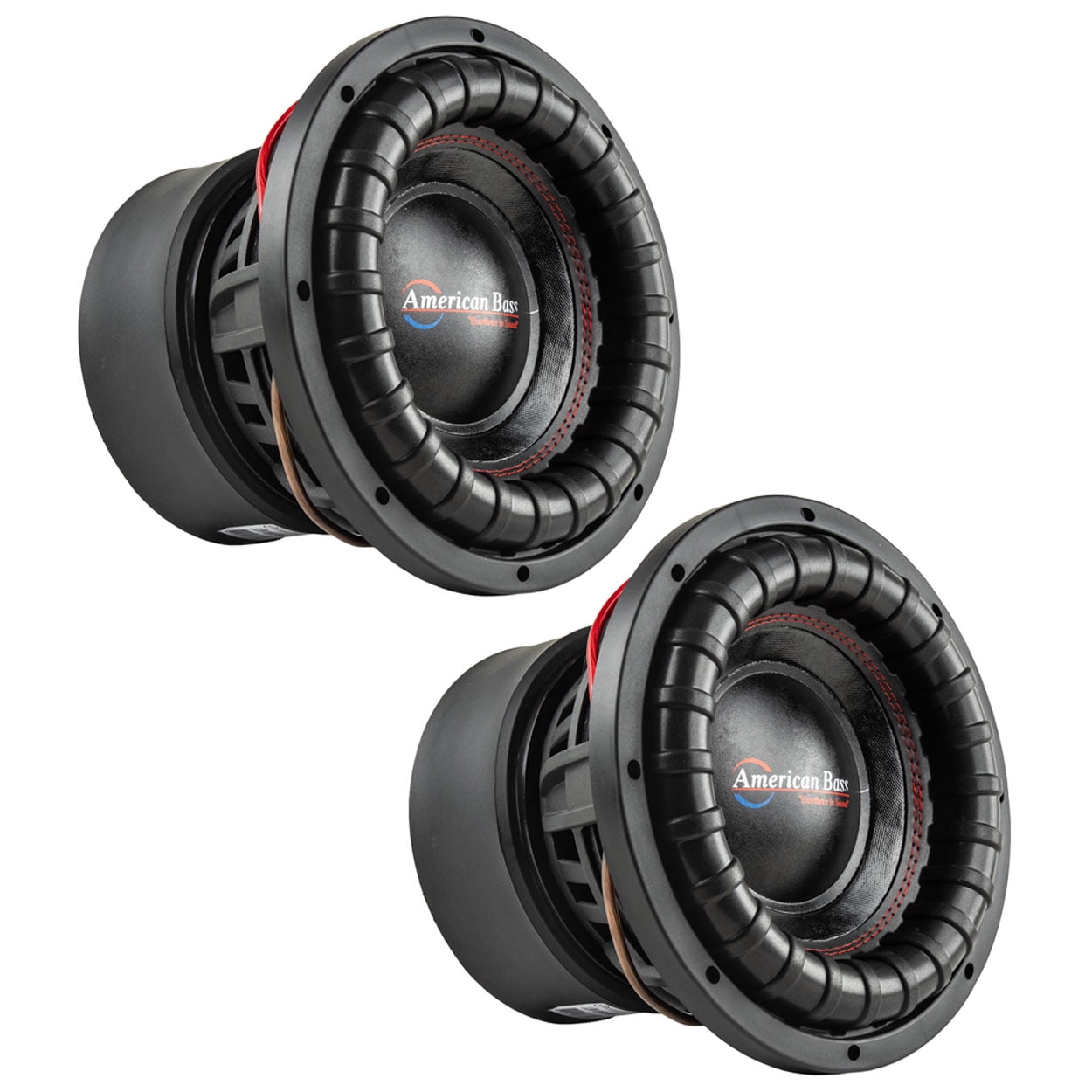 American Bass 10Subwoofers Dual 4 Ohm 3000 Watts Max Car Audio Sub 2 Pack