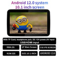 Android12 2+32G 10.1 Inch Car Headrest Monitor Screen IPS Tablet Touch Screen For Car Rear Seat Video Music TV Player HDMI
