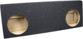 Atrend - Bbox A182-12Cp Dual 12 Sealed Carpeted Subwoofer Enclosure - Fits 2007 - 2013 Chevrolet / GMC Silverado / Sierra Crew Cab