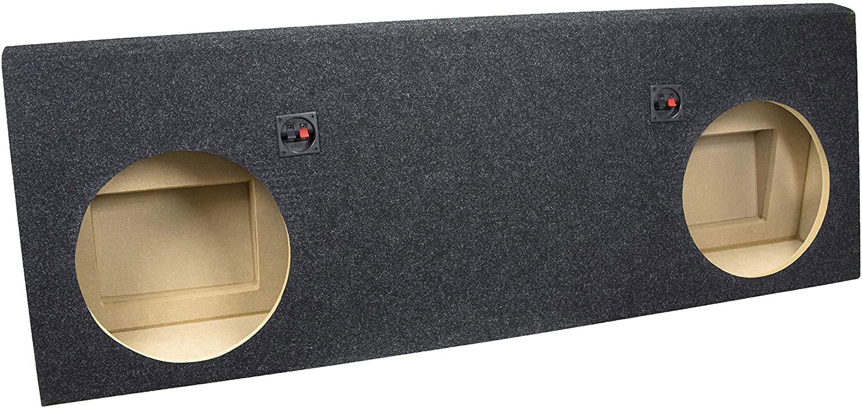 Atrend - Bbox A182-12Cp Dual 12 Sealed Carpeted Subwoofer Enclosure - Fits 2007 - 2013 Chevrolet / GMC Silverado / Sierra Crew Cab