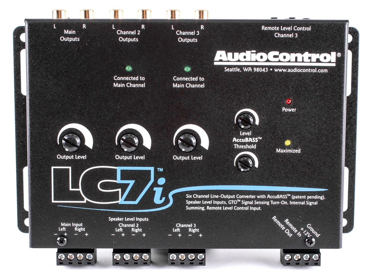 AudioControl LC7i 6-Channel Line Output Converter Vehicle Audio Amplifier