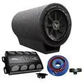 Audiopipe 12800W Subwoofer w/ Ported Enclosure + 2 Ch Amplifier TUBO-X1250A