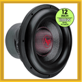 Audiopipe 12Quad Stack Composite Cone Subwoofer (TXX-BDC-IV-12), Superior Performance, 2200W, 4 Magnets, BASV Voice Coil, Aluminum Basket, Multi-Connect, Non-Press Paper Cone, 2 x 4 Ohms