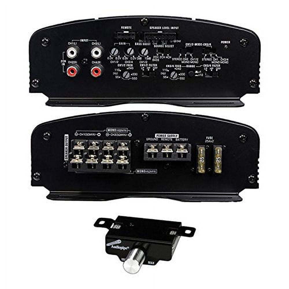 Audiopipe APCLE1504 Amplifier Audiopipe 1500 Watt 4 Channel
