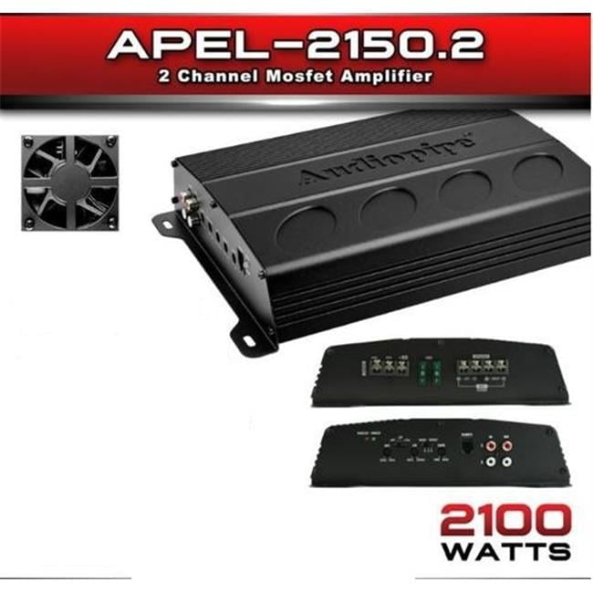 Audiopipe 2 Channel 2100 Watt Car Amplifier - APEL-2150.2