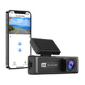 Automotive supplies 2K WiFi 1400P Hidden Dashcam Car With 1.5-inch Screen Dashboard Video Camera Front Logger Built-in WiFi, Night Vision, WDR, Apps Car recorder
