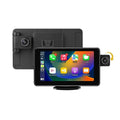 Automotive supplies 7 Inch 4K DVR ADAS Dashcam Wireless Carplay Android Auto Rotating Lens 2160P+1080P AUX FM Bluetooth Dual Lens Driving Recorder Car recorder