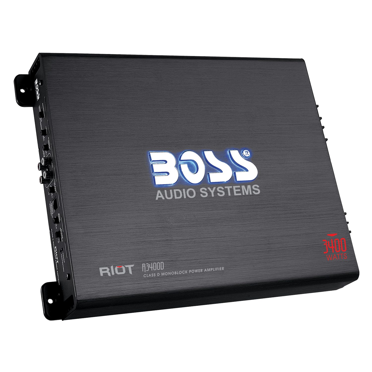 BOSS Audio R3400D Riot 3400 Watt Monoblock Class D Car Audio Amplifier + Remote