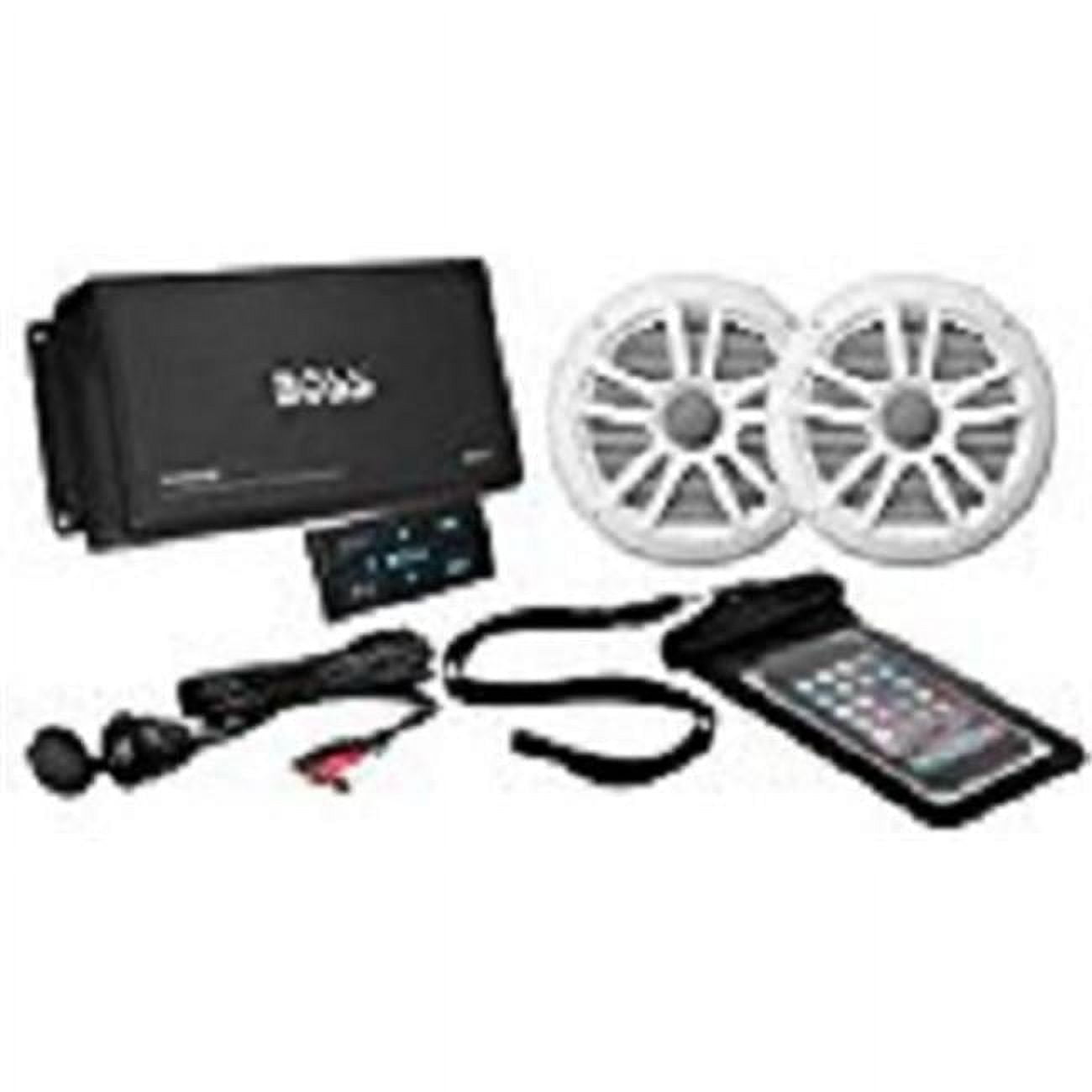 BOSS Audio Systems ASK902B.6 Marine 500 Watt 4 Channel Amplifier, 6.5¡± Speakers