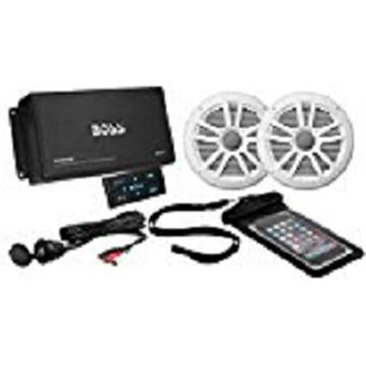 BOSS Audio Systems ASK902B.6 Marine 500 Watt 4 Channel Amplifier, 6.5¡± Speakers