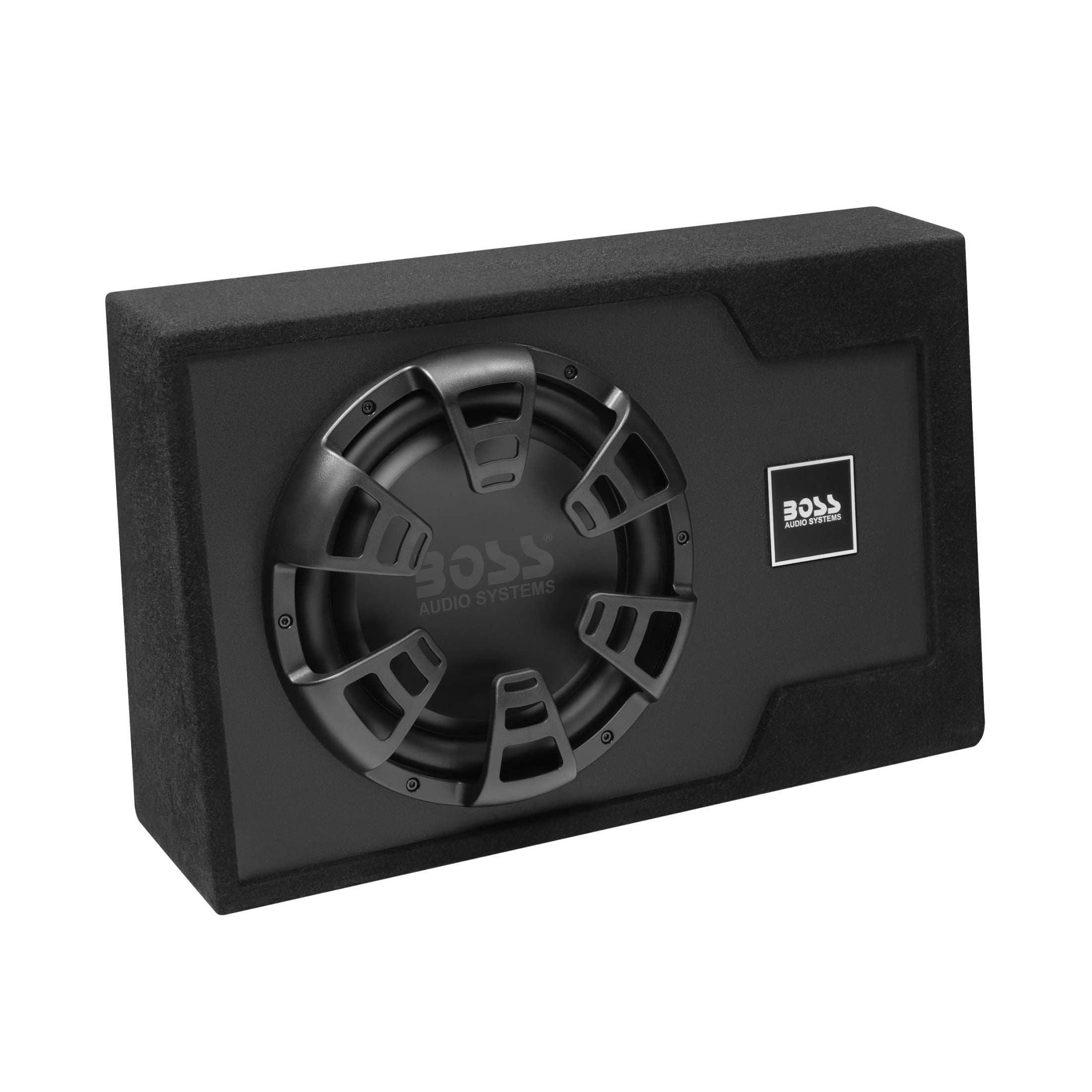 BOSS Audio Systems B12ES 12 inch Powered Car Subwoofer ¨C 1200 Watts Max, Single 4 Ohm Voice Coil, Built-in Amp Package, Remote Subwoofer Control (16 ft Cable), Sold Individually