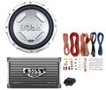 BOSS CX122 121400W Car Power Subwoofer Sub Woofer and Amplifier and Amp Kit