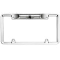 BOYO VTL200CL - Full-Frame License Plate Backup Camera with Parking Lines and LED Lights (Chrome)