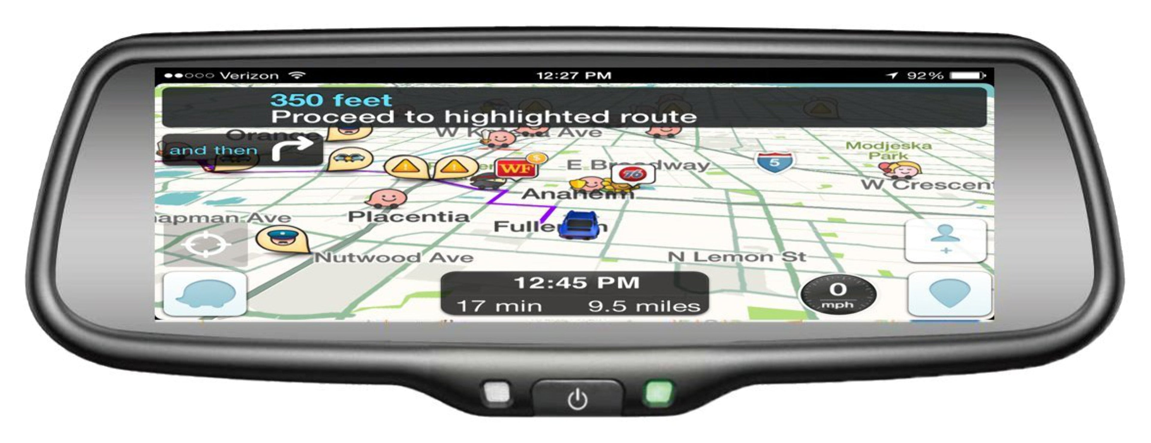BOYO VTW73M 7.3OE-Style Rearview Mirror Monitor with Miracast