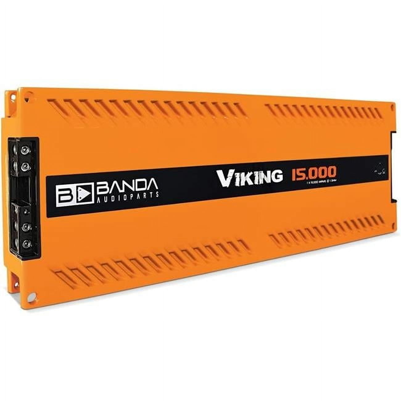 Banda 4000W 4-Channel Vehicle Audio Amplifier, Orange
