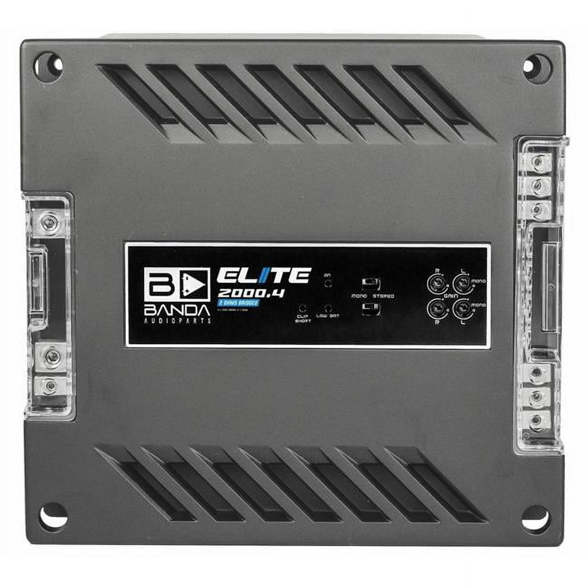 Banda 2000.42ohm  500 watts Elite 4 Channel Max at 2 Ohm Car Audio Amplifier