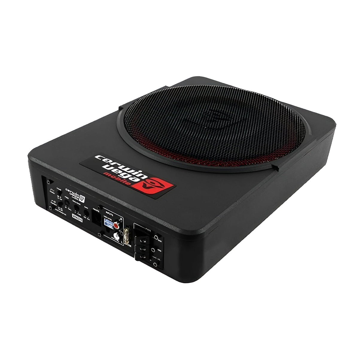 Cerwin-Vega Water Resistance Car Subwoofers with Multiple Port, Black, 13.6 x 9.6 x 2.6 Inches