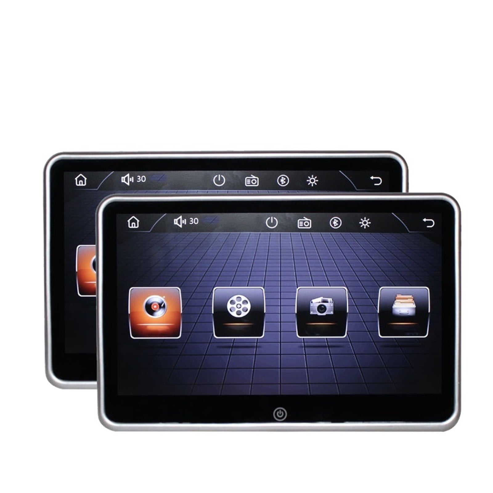 Car Headrest Monitor HD LCD Touch Screen MP5 Car Video Player Multimedia Rear Seat Screen FM IR USB TF Link