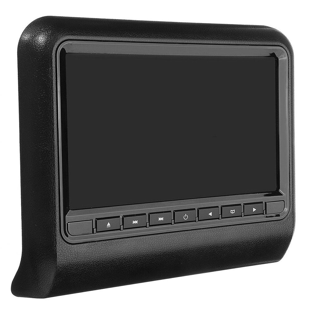 Car Seat Back Headrest LCD Monitor 9 Inch Remote Control DVD Player Monitor