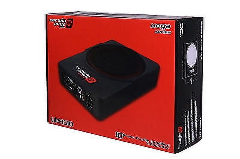 Cerwin Vega Mobile VPAS10 10550W Low Profile Powered Active Amplified Car Subwoofer