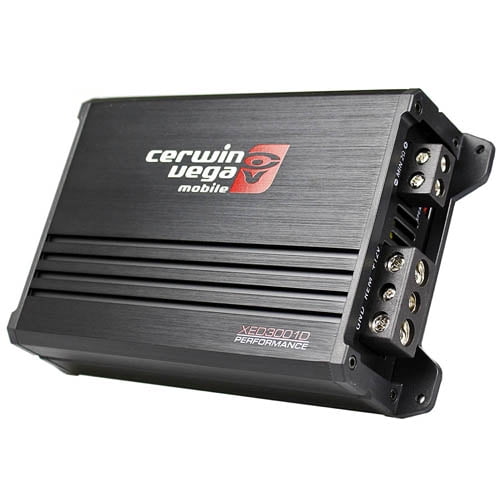Cerwin Vega XED3001D XED 1 Channel 350WX1 1 Ohm Amplifier