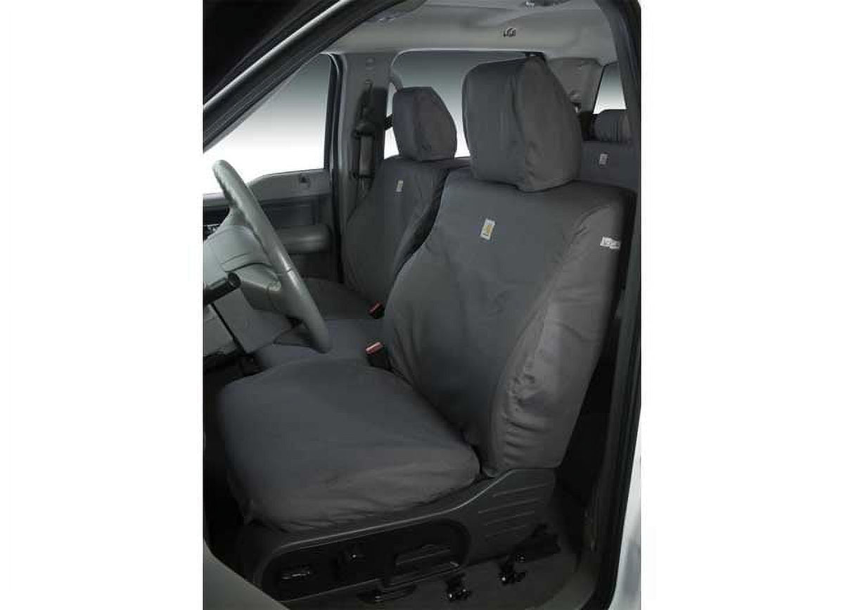 Covercraft Carhartt SeatSaver Custom First Row Seat Cover: Gravel, 40/20/40 Bench, 1 Pk