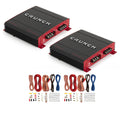Crunch PX-1000.2 2 Channel 1000W Car Stereo Amplifier + Amp Wiring Kit (2 Pack)
