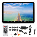 DEWIN Car Headrest Monitor,10.1in Car Headrest Monitor Untra Thin TV Pillow Screen Back Row MP5 Mount Screen