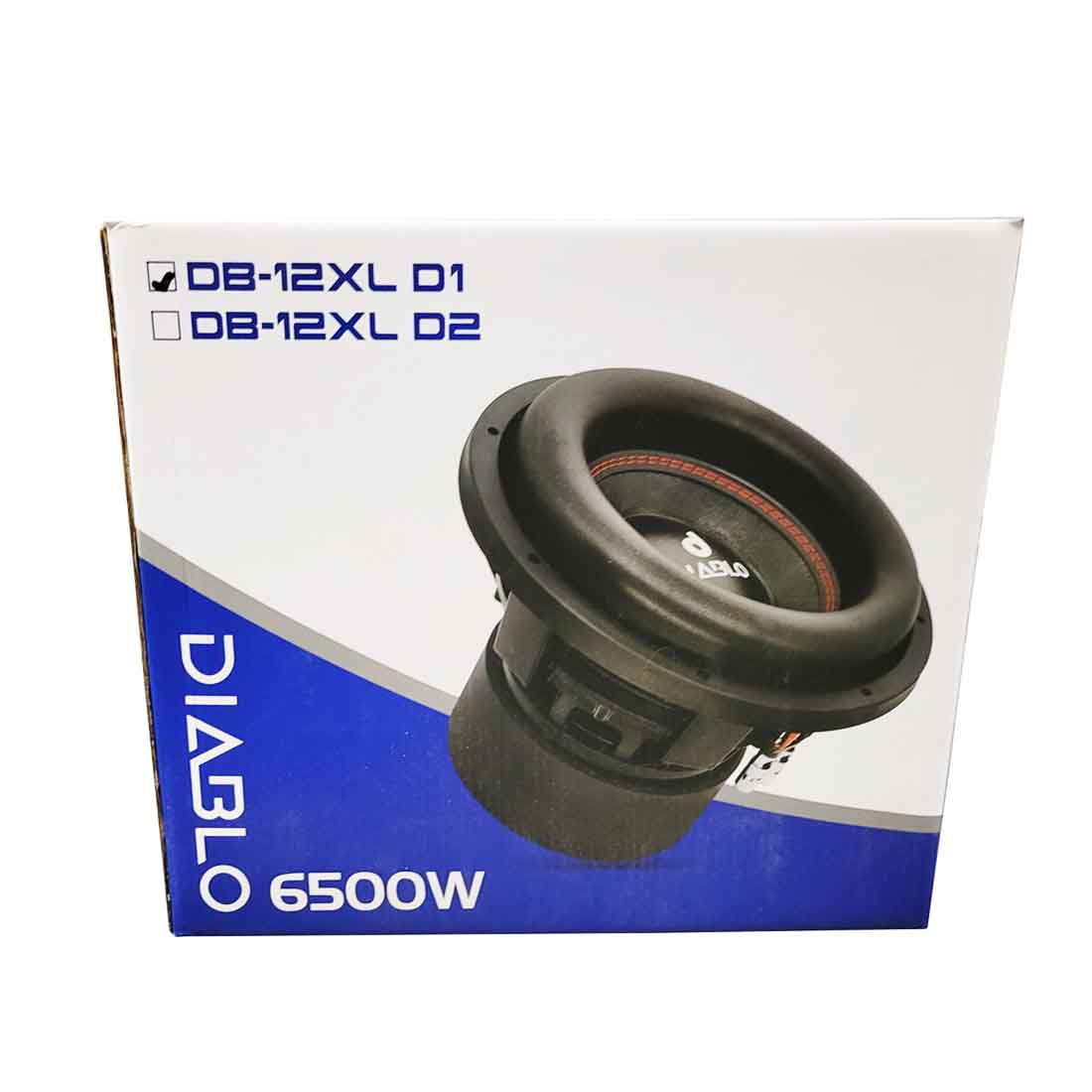 Diablo Water Resistance Car Subwoofers with Paper Cone, Aluminum Black, 12
