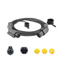 EV Charging Cable 16A 3.6KW for Electric Car Charger Station Type 1 to 2, J1772 5M ,Easy Operate