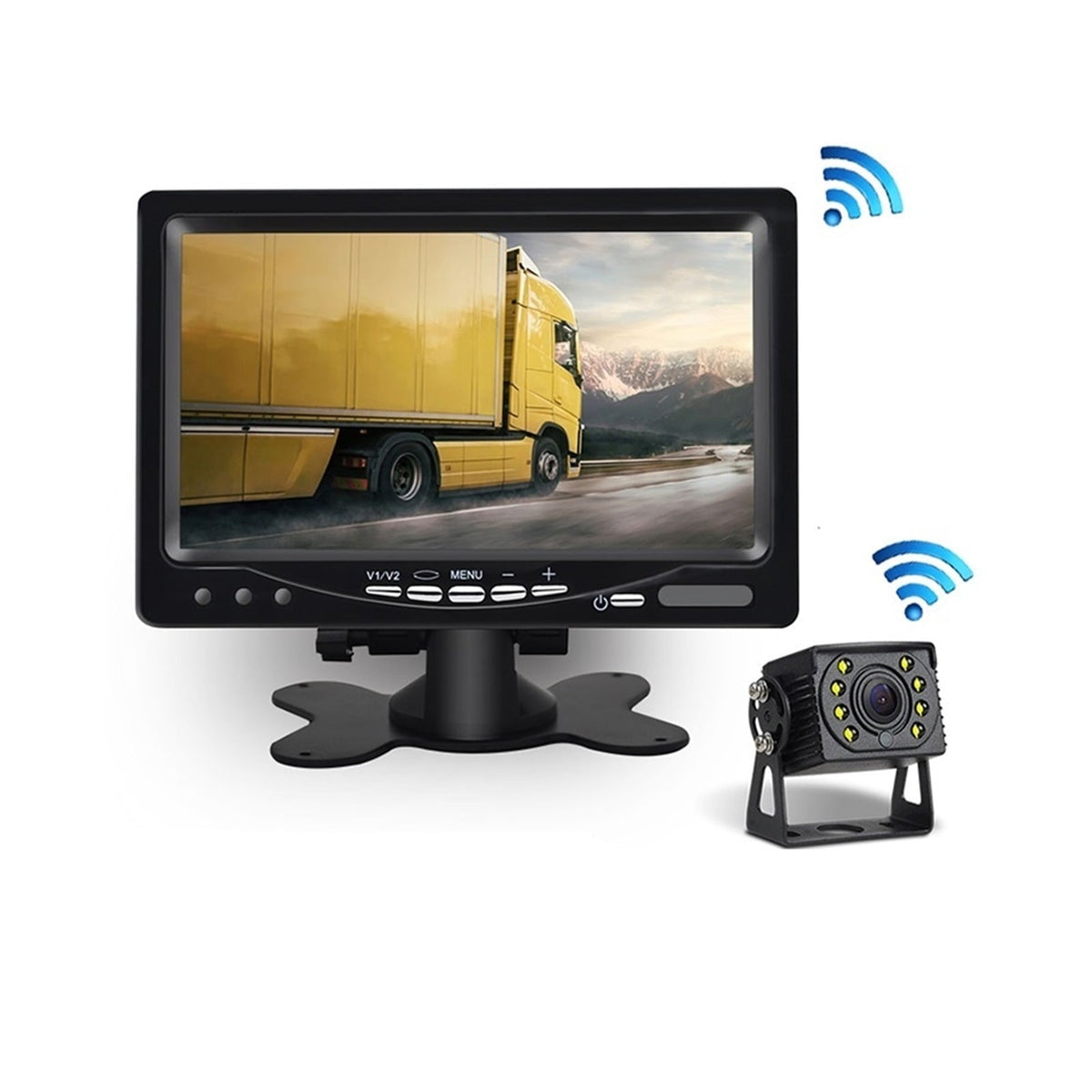 Easy To Install Truck Rear View Camera Wifi Wireless Wiring Kit 2.4GHz DC 24V Car Camera Wireless Transmitter/receiver 2021 New