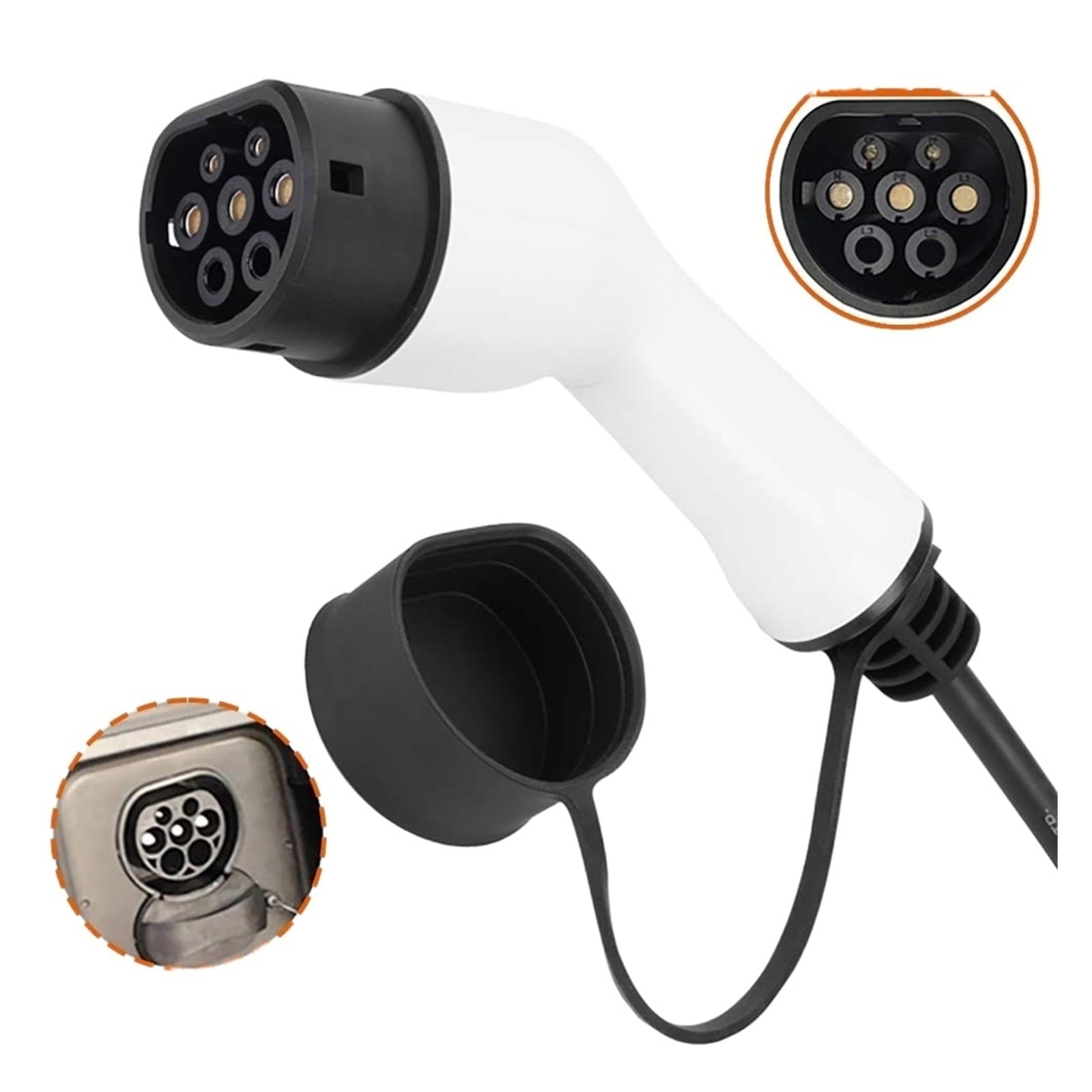 Electric Car Charger, EV Charger J1772 Type1 IEC62196 Type 2 3.5KW 16A Car Portable Adjustable Current Controller Wall Box IP65
--------
Wall Charging Unit