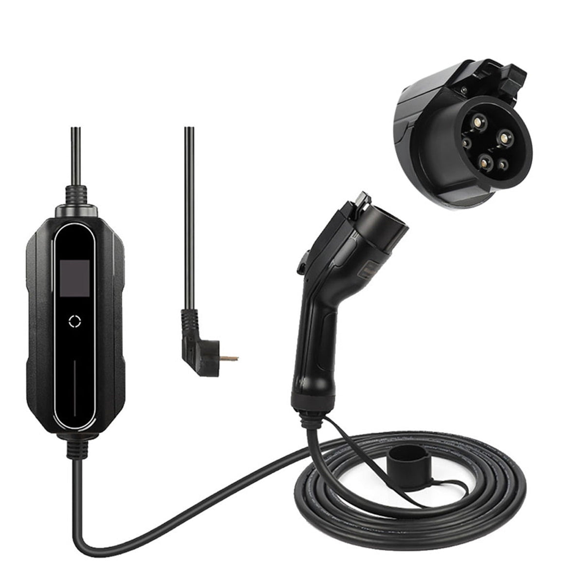 Electric Car Charger, Electrical Car Charger EV 6A 8A 10A 13A 16A Fast Charing Cable Connectors Type 2 Type 1 Mode 2 Home use
--------
Wall Charging Unit