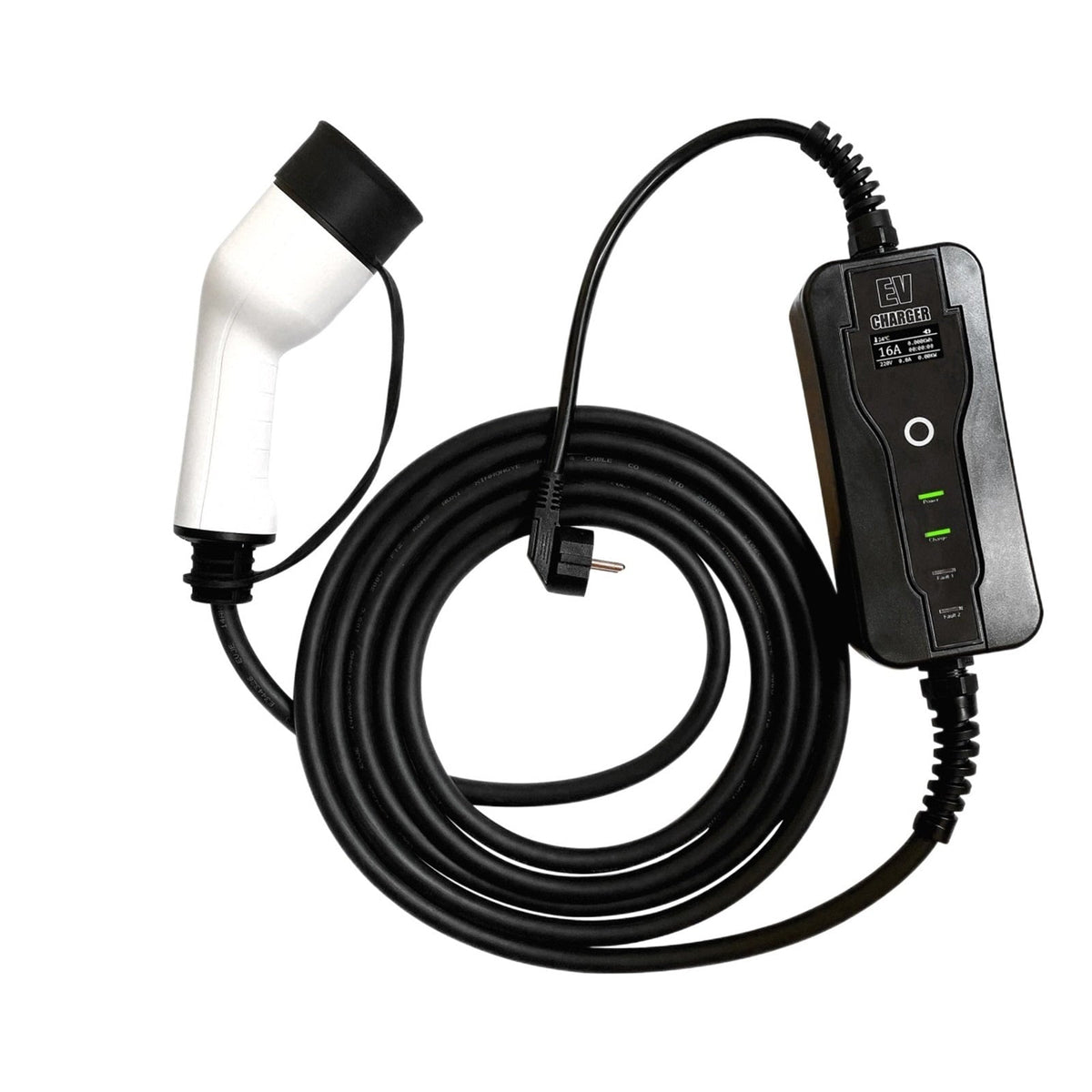 Electric Car Charger, J1772 Type 1 62196 Type 2 EVSE EV Portable Charger 16A Electric Vehicle Charger
--------
Wall Charging Unit