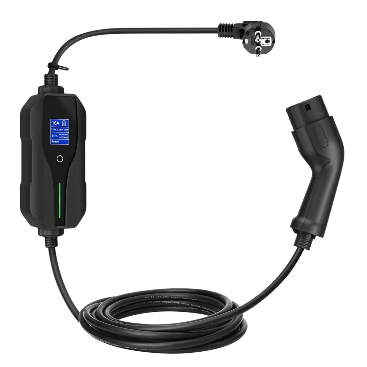 Electric Car Charger, Mode 2 Type 2 Protable EV Charger 62196 3.6KW 16A 1 Phase Electric Car Current Adjustable 5/6/7.5 Meters Charging Cable Wall Charging Unit