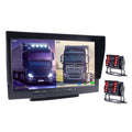 FHD 1920x1080P 10 Inch IPS Screen Truck Bus Vehicle DVR Recorder Parking Monitor With 2 Channels Front Rear Side AHD Car Camera