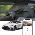 Fitcamx 4K Dash Cam Compatible with Lexus is 2017-2024 IS350 IS300 AWD IS200t F Sport, OEM Factory Look, 2160P UHD Video, Built-in WiFi & APP, Loop Recording, G-Sensor, Plug & Play, 64GB MicroSD Card