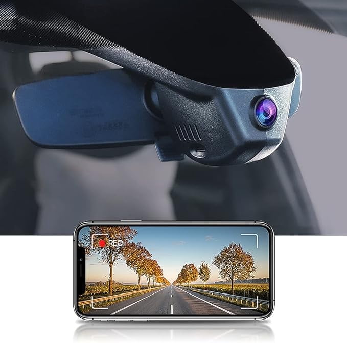 Fitcamx 4K Dash Cam Suitable for Mazda 3 2019 2020 2021 2022 2023 Turbo Select Premium Carbon 2.0 2.5S (Without Sunroof/OBD), OEM Look, 2160P Video, Loop Recording WiFi, Parking Mode, 64GB Card